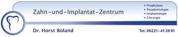 Logo von Zahn-und-Implantat-Zentrum Dr. Horst Boland in Heidelberg