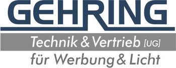 Logo von GEHRING Technik & Vertrieb (UG) für Werbung und Licht in Schutterwald
