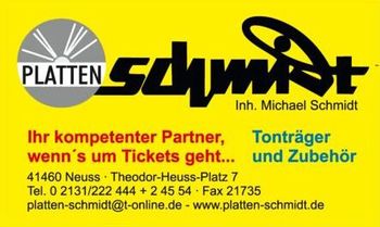 Logo von Platten-Schmidt Ticketshop in Neuss