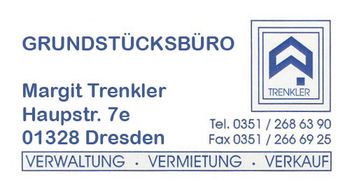 Logo von Grundstücksbüro Margit Trenkler in Dresden
