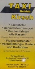 Logo von Taxi & Mietwagen Torsten Kirsch in Strausberg