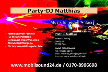 Logo von Party-DJ Matthias in Plaue in Thüringen