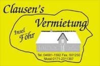 Logo von Clausen's Vermietung in Wyk auf Föhr