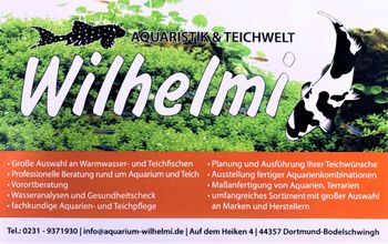 Logo von Aquaristik- und Teichwelt Wilhelmi in Dortmund