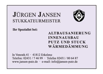 Logo von Jürgen Jansen / Stuckateurbetrieb in Erkelenz