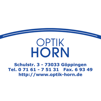 Logo von Horn Optometrie und Optik e.K. in Göppingen
