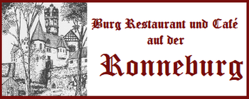 Logo von Burg Restaurant und Cafe auf der Ronneburg in Ronneburg