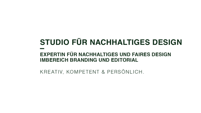 Nicole Bräutigam - Studio für Grafikdesign Wiesbaden und nachhaltiges Design