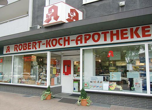 Aussenansicht der Robert-Koch-Apotheke