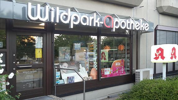 Aussenansicht der Wildpark-Apotheke