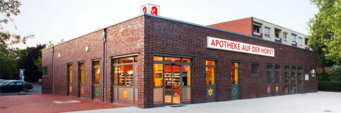 Aussenansicht der Apotheke Auf der Horst