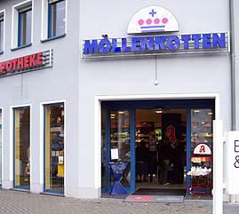 Aussenansicht der Apotheke Möllenkotten