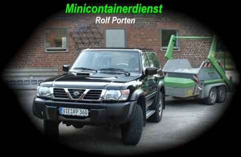 Minicontainer-Dienst Rolf Porten