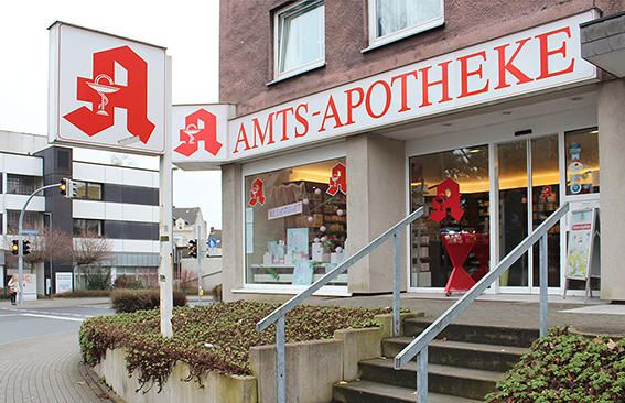 Aussenansicht der Amts-Apotheke