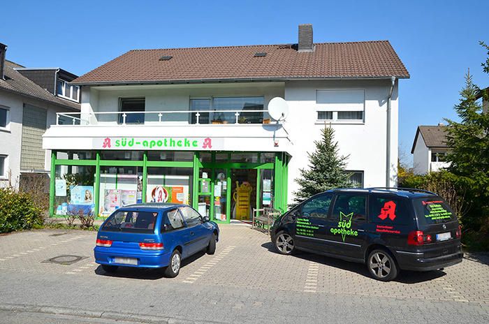 Aussenansicht der Süd-Apotheke