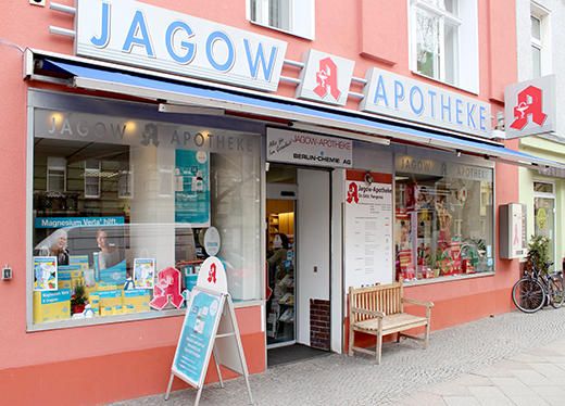 Aussenansicht der Jagow Apotheke