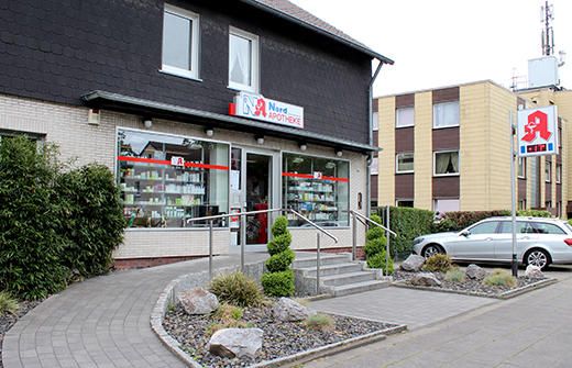 Aussenansicht der Nord-Apotheke