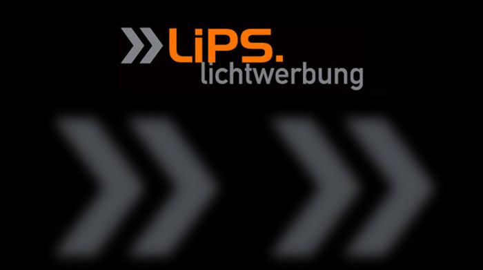 Lips Lichtwerbung
