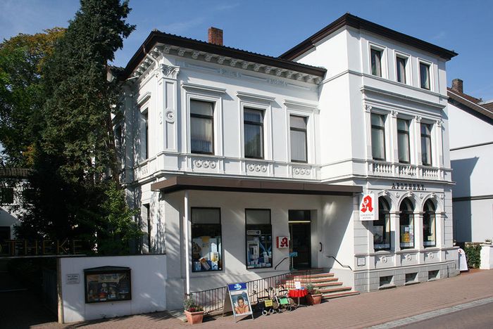 Aussenansicht der Schreibersche Apotheke