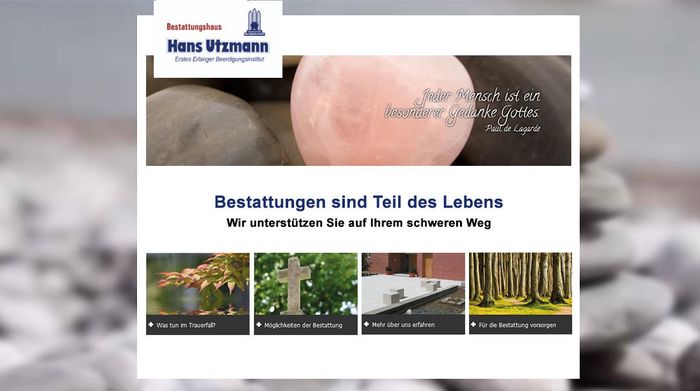 Hans Utzmann GmbH Erstes Erlanger Beerdigungsinstitut