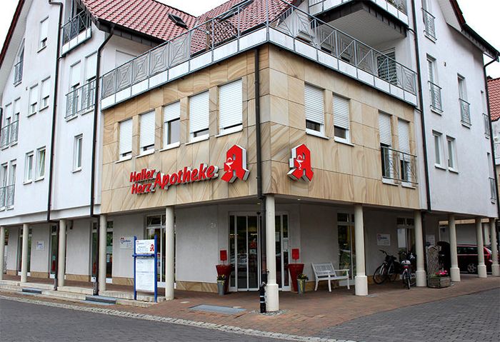 Aussenansicht der Haller Herz-Apotheke