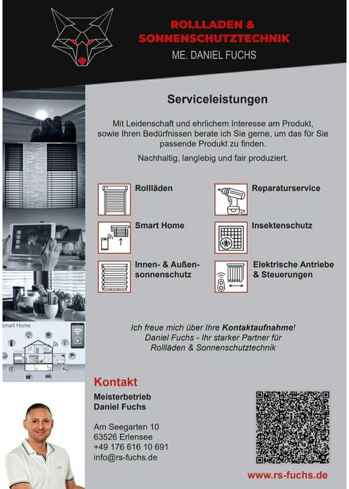 Rollladen & Sonnenschutztechnik me. Daniel Fuchs