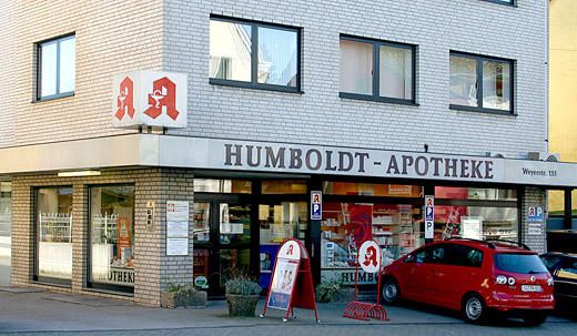 Aussenansicht der Humboldt-Apotheke
