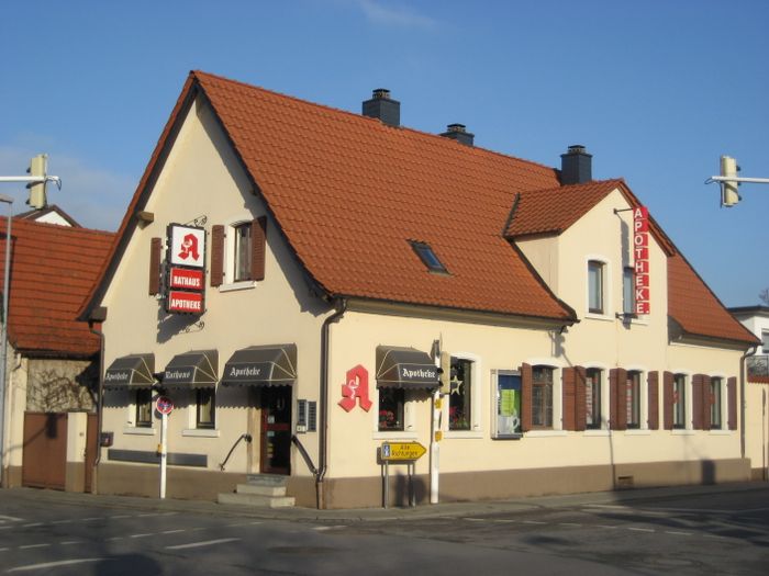 Aussenansicht der Rathaus-Apotheke OHG