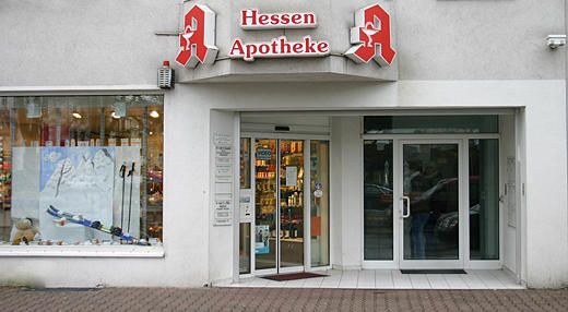 Aussenansicht der Hessen-Apotheke