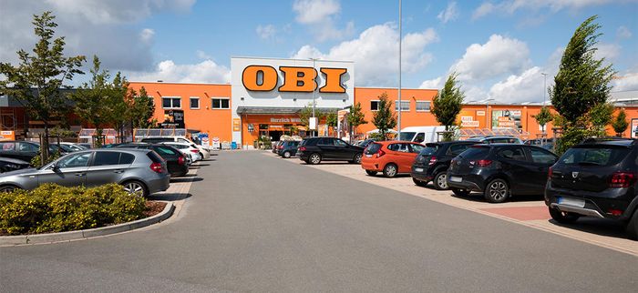 OBI Markt-Eingang Düsseldorf Heerdt
