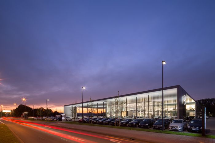 Mercedes-Benz Beresa Münster Außenansicht Ausstellung