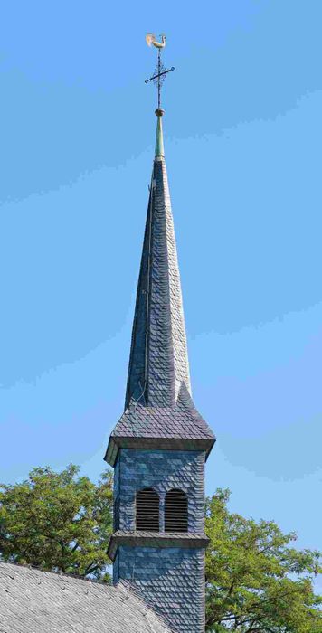 Kirchturm der Evangelischen Kirche Bodenheim