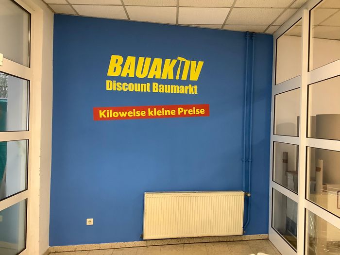 Der neue Discount Baumarkt BAUAKTIV in Ichenhausen.