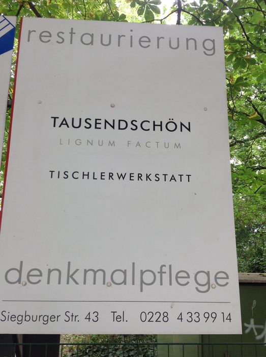 Kai Tausendschön - Schreinerei | Restaurator Bonn