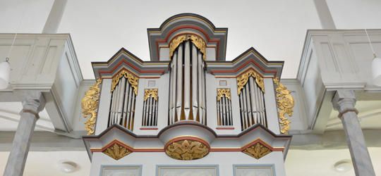 Orgel in der Evangelischen Kirche Bechtheim