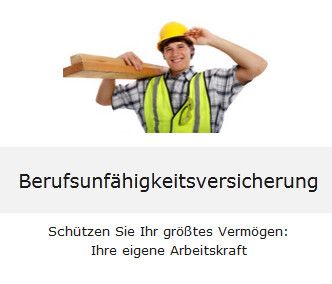 Berufsunfähigkeitsversicherung