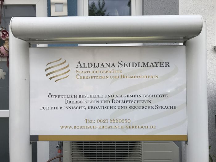 Bosnisch - Kroatisch - Serbisch — Übersetzer & Dolmetscher — Aldijana Seidlmayer (BDÜ)