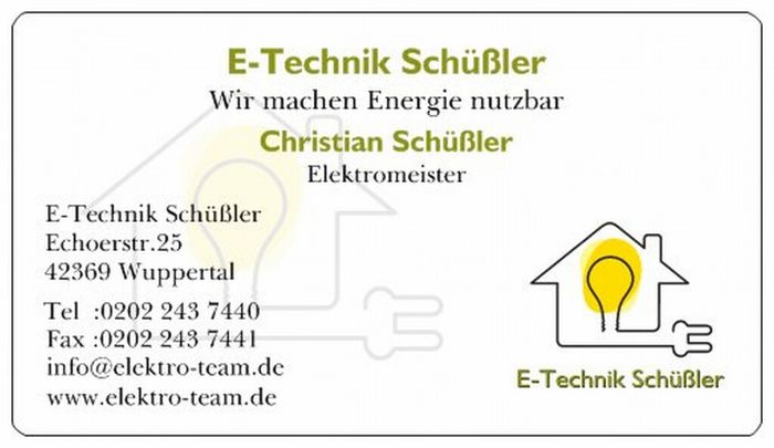 Elektrotechnik Schüssler