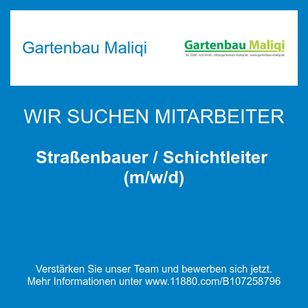 Straßenbauer / Schichtleiter (m/w/d)