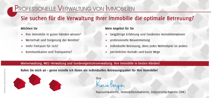Karin Berger Hausverwaltung + Immobilien