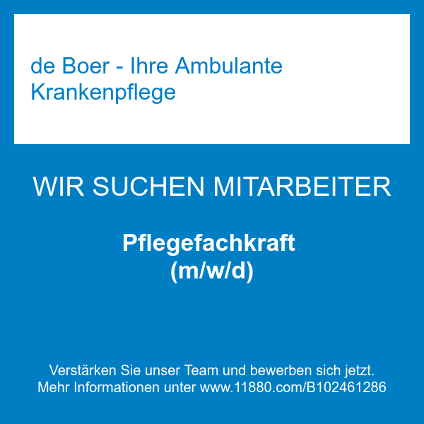 Pflegefachkraft (m/w/d)