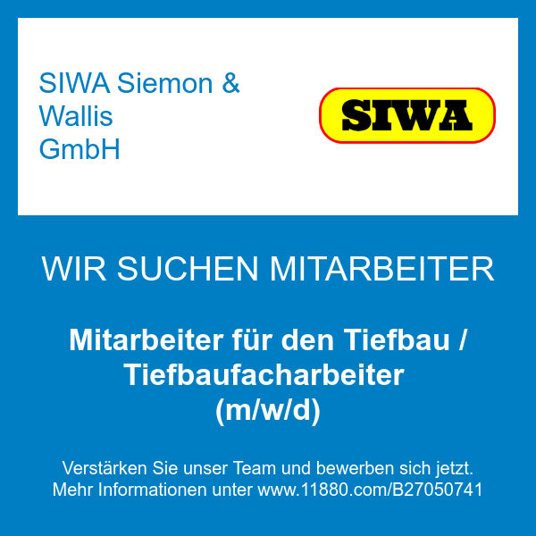 Mitarbeiter für den Tiefbau / Tiefbaufacharbeiter (m/w/d)