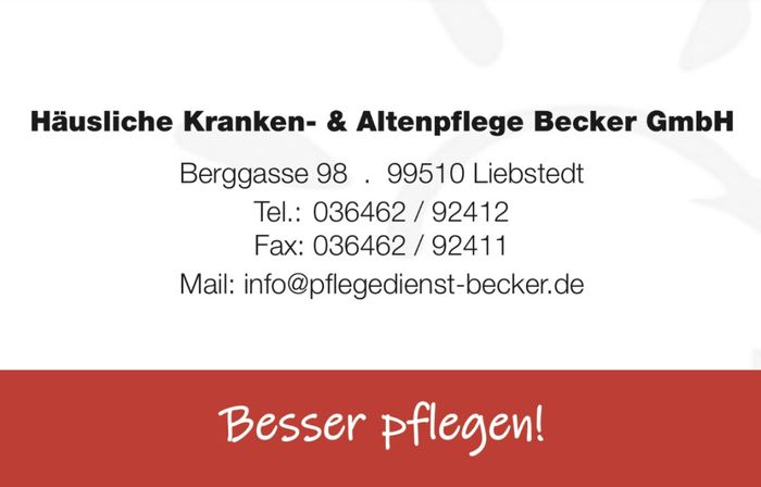 Häusliche Kranken- und Altenpflege Becker GmbH