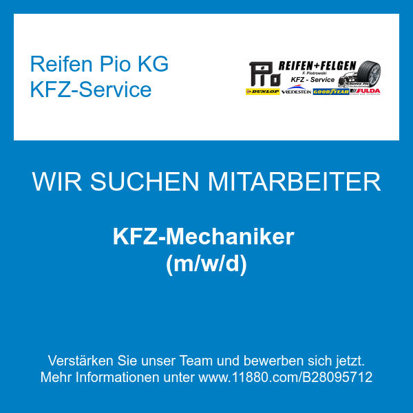 KFZ-Mechaniker (m/w/d)