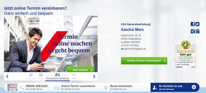 AXA Versicherung Sascha Marx