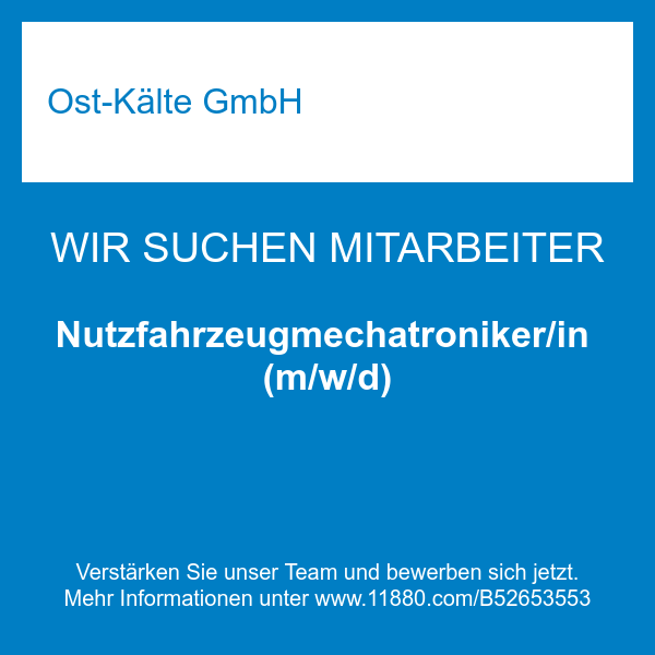 Nutzfahrzeugmechatroniker/in (m/w/d)