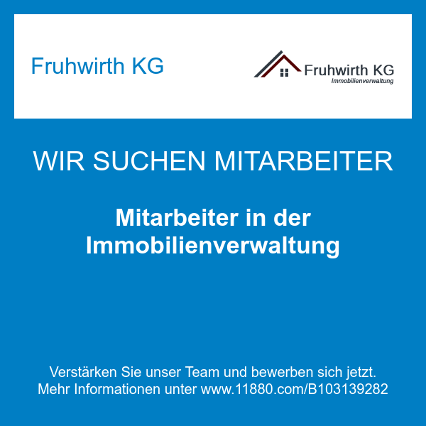 Mitarbeiter in der Immobilienverwaltung