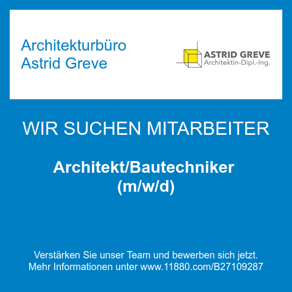 Architekt/Bautechniker (m/w/d)