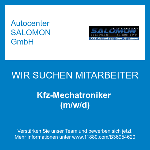 Kfz-Mechatroniker (m/w/d)