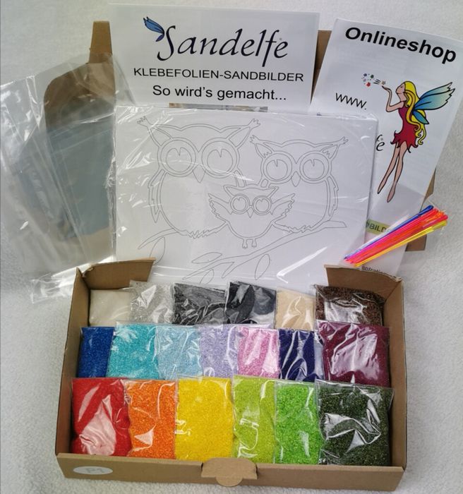 SANDELFE - Kindergeburtstage mit Sandbildern / Onlineshop
